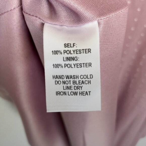 Lulu's Medium Farah Mauve Print Midi Wrap Dress - Picture 7 of 8